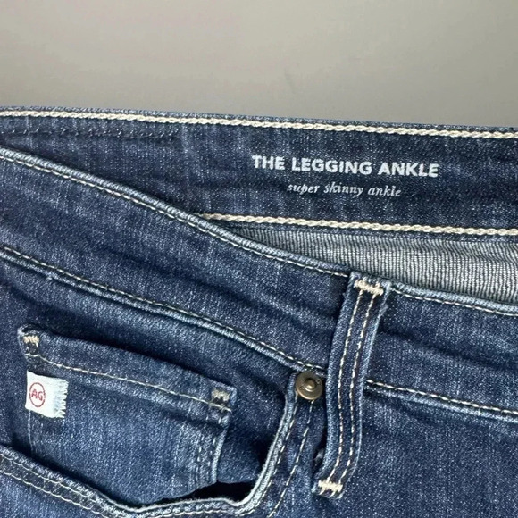 AG Adriano Goldschmied women Jeans The Legging Ankle Size 27 - Picture 8 of 11